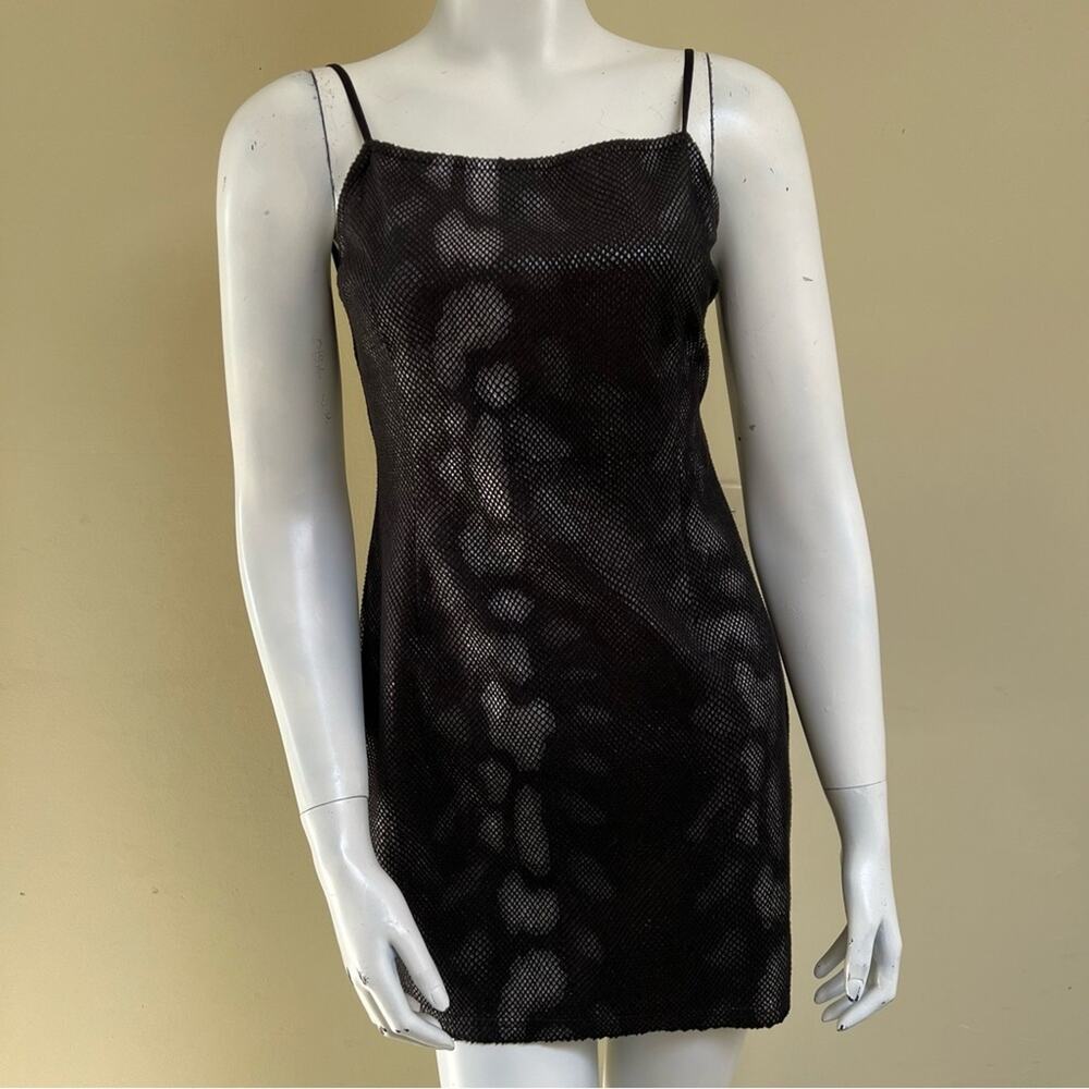 Urban Outfitters Faux Snakeskin Mini Dress